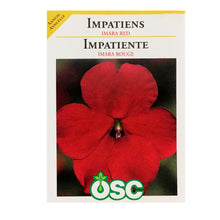 Load image into Gallery viewer, Impatiens - Imara Red Seeds, OSC