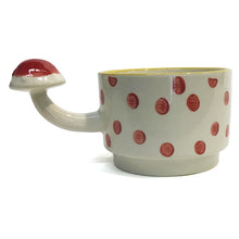 Load image into Gallery viewer, Stoneware Mug, 10oz, Stackable Shrooms4 Assorted