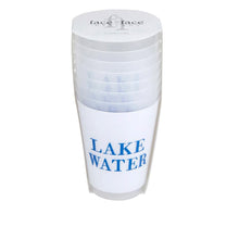 Load image into Gallery viewer, Plastic Frost Cup, 16oz, Lake Water, 8 Pack