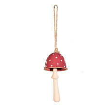 Load image into Gallery viewer, Ceramic Bell Wind Chime, Mushroom, Assorted