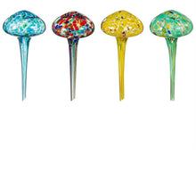 Load image into Gallery viewer, Colorful Glass Mushroom Watering Globe, 4 Styles