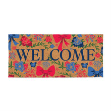 Load image into Gallery viewer, Red & Blue Bows Sassafras Switch Door Mat