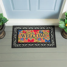 Load image into Gallery viewer, Red & Blue Bows Sassafras Switch Door Mat