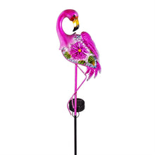 Load image into Gallery viewer, Garden Stake, Solar,Flamingo, 2 Assorted, 36in