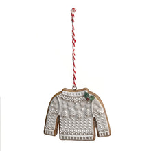 Load image into Gallery viewer, Ornament, Sweaters Gingerbread, 2 Assorted