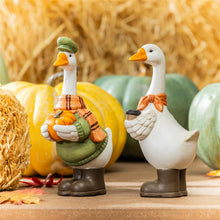 Load image into Gallery viewer, Decor, 12"H, Ceramic Fall Goose Statues, Assorted