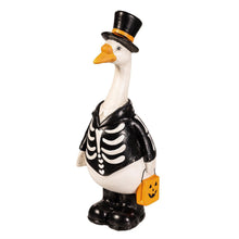 Load image into Gallery viewer, Decor, 12"H, Ceramic Halloween Goose Statues, Ast