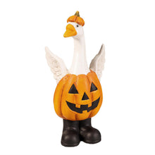 Load image into Gallery viewer, Decor, 12"H, Ceramic Halloween Goose Statues, Ast