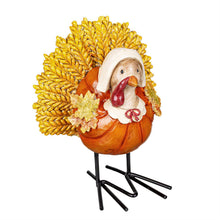 Load image into Gallery viewer, Resin Decor, Fall Turkey,2 Assorted