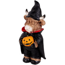 Load image into Gallery viewer, Resin Decor, Hallooween Highland Cows, 3 Assorted
