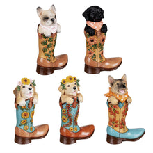 Load image into Gallery viewer, Decor, Fall Dogs In Boots, Assorted