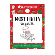 Load image into Gallery viewer, Sticky Notes, Xmas Most Likely, 8 Assorted