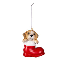 Load image into Gallery viewer, Ornament, Resin, Dogs In Stocking, Assorted