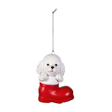 Load image into Gallery viewer, Ornament, Resin, Dogs In Stocking, Assorted