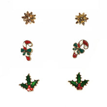 Load image into Gallery viewer, Earrings, Festive Holiday, 2 Assorted