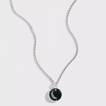 Load and play video in Gallery viewer, Necklace, Charmed Simplicity, Waning Crescent, 1D