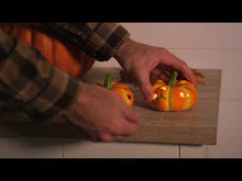 Load and play video in Gallery viewer, LED Ceramic Pumpkin Table Decor