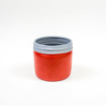 Load image into Gallery viewer, Pot, 4in, Ceramic, Red Mason Jar, Dolomite - Floral Acres Greenhouse & Garden Centre
