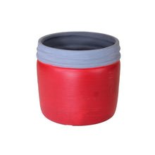 Load image into Gallery viewer, Pot, 4in, Ceramic, Red Mason Jar, Dolomite - Floral Acres Greenhouse & Garden Centre