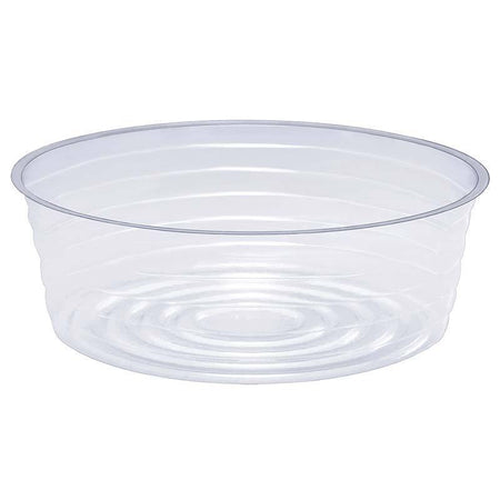 Saucer, 8in, Plastic, Clear Round Deep Liner - Floral Acres Greenhouse & Garden Centre