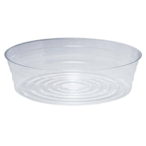 Saucer, 12in, Plastic, Clear Round Deep Liner - Floral Acres Greenhouse & Garden Centre
