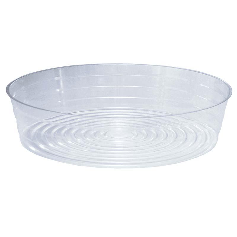 Saucer, 16in, Plastic, Clear Round Deep Liner - Floral Acres Greenhouse & Garden Centre