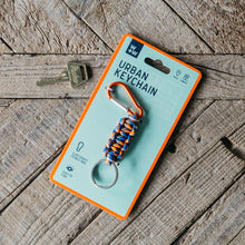 Load image into Gallery viewer, Urban Keychain, Blue & Orange - Floral Acres Greenhouse & Garden Centre