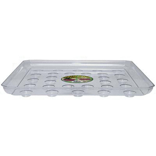 Saucer, 16in, Plastic, Square Carpet Saver, Footed - Floral Acres Greenhouse & Garden Centre