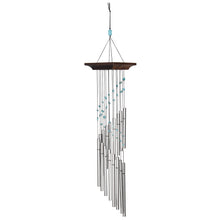 Load image into Gallery viewer, Mystic Spiral Wind Chime, Turquoise, 22in - Floral Acres Greenhouse & Garden Centre