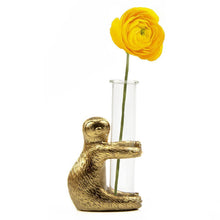 Load image into Gallery viewer, Test Tube Vase w/ Sloth Base - Floral Acres Greenhouse & Garden Centre