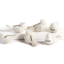 Load image into Gallery viewer, Bird Memorial Token, White, 2.5in