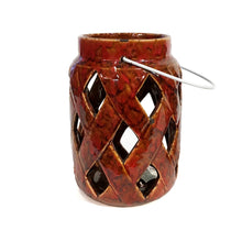 Load image into Gallery viewer, Lantern, Ceramic, Geometric, Ast. Colour