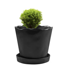 Load image into Gallery viewer, Pot & Saucer, 'Mofo Tika' 2, Large - Floral Acres Greenhouse & Garden Centre