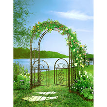 Load image into Gallery viewer, Montebello Iron Gated Garden Arbour - Floral Acres Greenhouse & Garden Centre