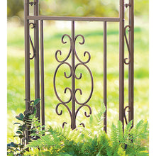 Load image into Gallery viewer, Montebello Iron Gated Garden Arbour - Floral Acres Greenhouse & Garden Centre