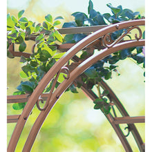Load image into Gallery viewer, Montebello Iron Gated Garden Arbour - Floral Acres Greenhouse & Garden Centre