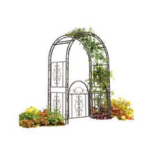 Load image into Gallery viewer, Montebello Iron Gated Garden Arbour - Floral Acres Greenhouse & Garden Centre