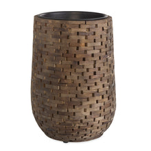 Load image into Gallery viewer, Planter, Recycled Acacia Wood, Dark, Large - Floral Acres Greenhouse & Garden Centre