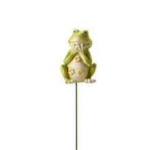 Load image into Gallery viewer, Plant Pick, Posing Frog, 5 Assorted - Floral Acres Greenhouse & Garden Centre