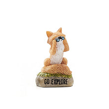 Load image into Gallery viewer, Camping Critter Figurine with Sentiment, 8 Asst
