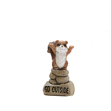 Load image into Gallery viewer, Camping Critter Figurine with Sentiment, 8 Asst