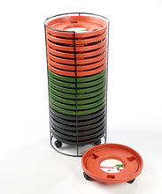 Load image into Gallery viewer, Planter Caddy, Plastic, Rolling, 3 Assorted - Floral Acres Greenhouse & Garden Centre