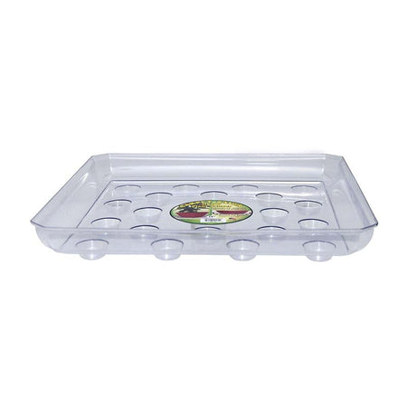 Saucer, 14in, Plastic, Square Carpet Saver, Footed - Floral Acres Greenhouse & Garden Centre