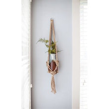 Load image into Gallery viewer, Plant Hanger, Natural Knotted Rope, 36in