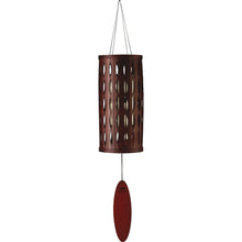 Load image into Gallery viewer, Aloha Bamboo Wind Chime, Purple Passion, 28in - Floral Acres Greenhouse & Garden Centre