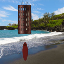 Load image into Gallery viewer, Aloha Bamboo Wind Chime, Purple Passion, 28in - Floral Acres Greenhouse & Garden Centre