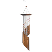 Load image into Gallery viewer, Mystic Spiral Wind Chime, Amber, 22in - Floral Acres Greenhouse & Garden Centre