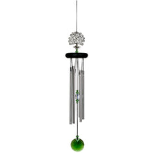 Load image into Gallery viewer, Crystal Wind Chime, Tree of Life, 19in - Floral Acres Greenhouse & Garden Centre