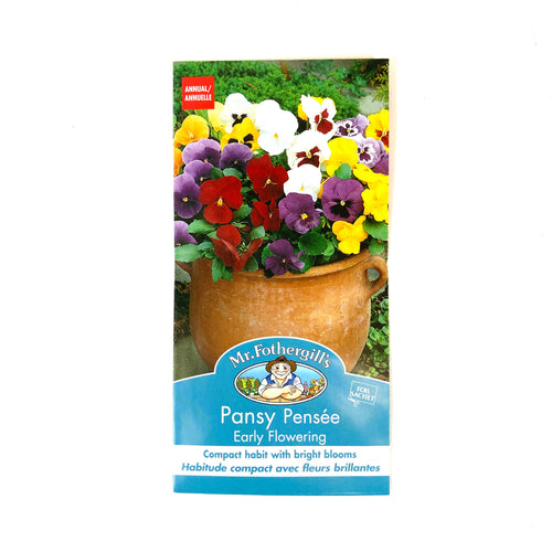 Pansy - Early Flowering Seeds, Mr Fothergill's - Floral Acres Greenhouse & Garden Centre