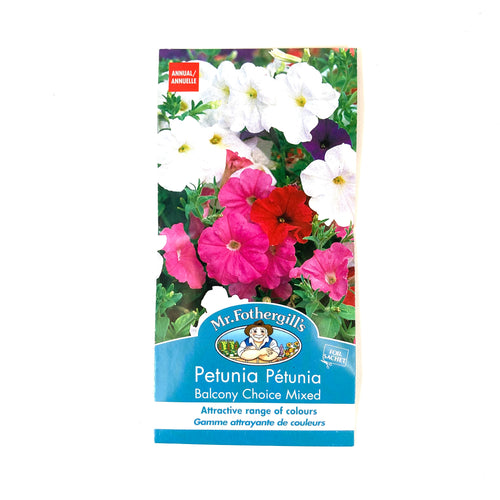 Petunia - Balcony Choice Seeds, Mr Fothergill's - Floral Acres Greenhouse & Garden Centre